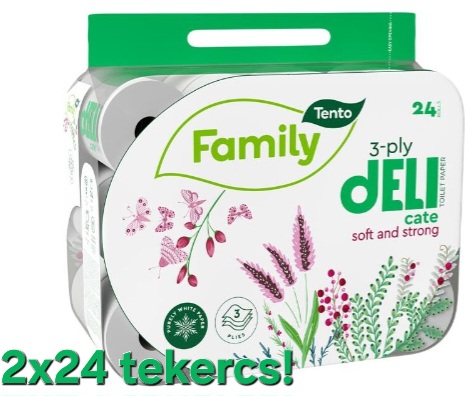 Tento Family Delicate 2x24 tekercs