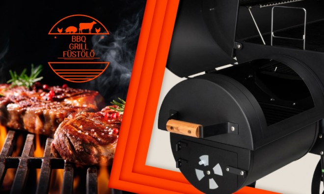 Kerti BBQ és grill sütő  2