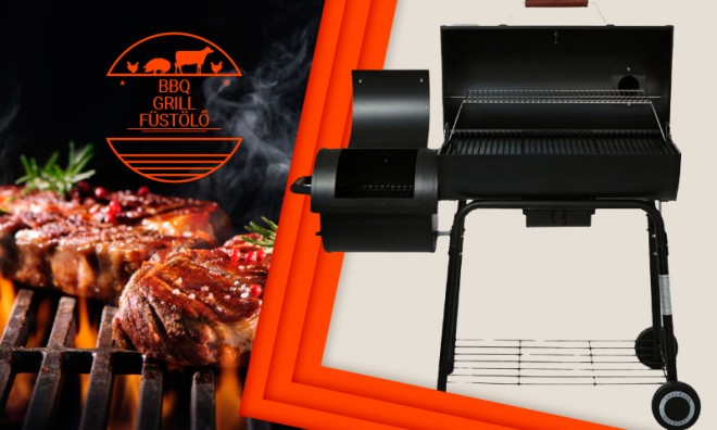 Kerti BBQ és grill sütő  3