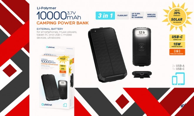 Platinet 3in1 Power Bank 10000mAh