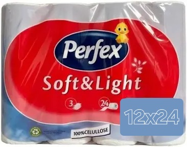 PERFEX Soft 12x24 tekercs WC papír