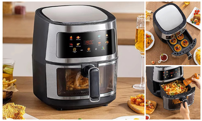 Kimiyo air fryer, olaj nélküli sütő