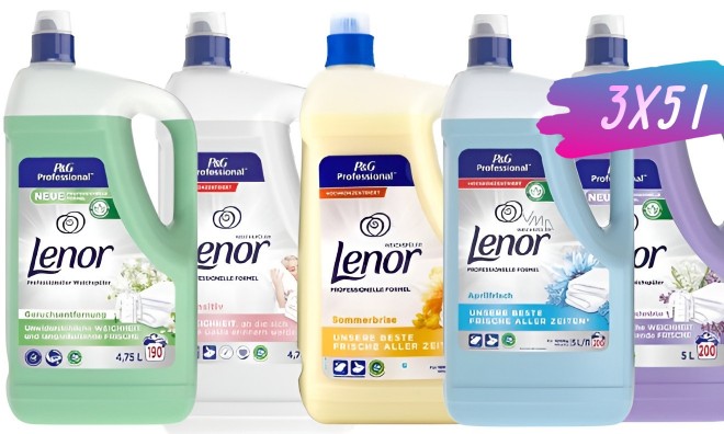 Lenor öblítő 3 X 5 liter MEGAPACK