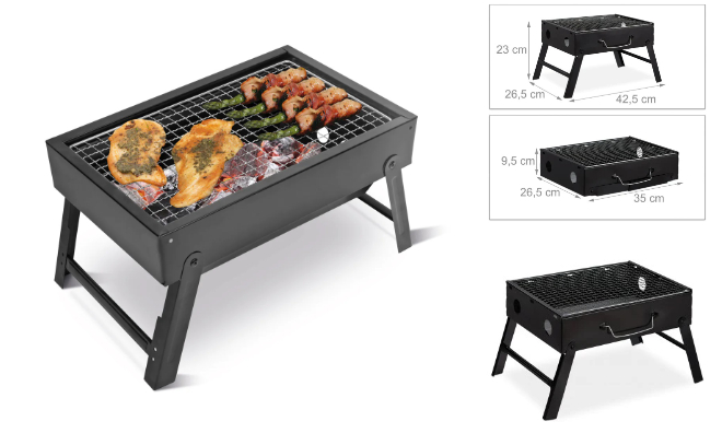 Mini hordozható grillsütő 