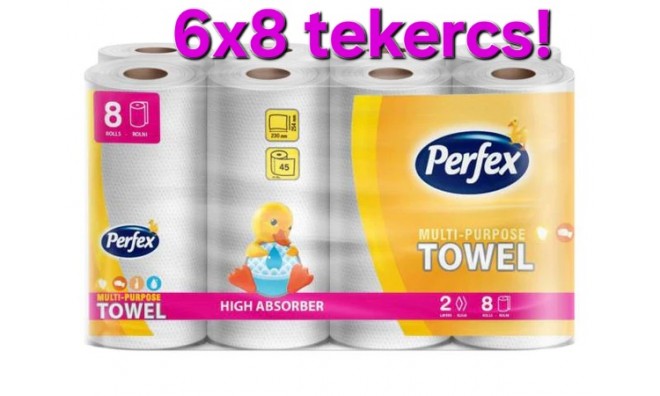 6xPerfex Multi-Purpose Papírtörlő