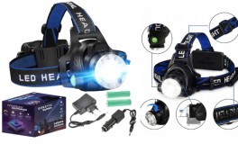 Extra erős SWAT 3 xCREE T6 fejlámpa