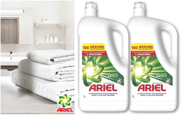 ARIEL Universal+ 2 X 5L mosógél 