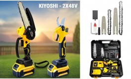 Kiyoshi Akkus Metszőolló+Láncfűrész