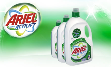 3 db 4,75 literes Ariel gél