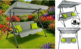 GardenLine Kerti hintaágy párnával