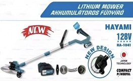 Hayami 128V akkus fűkasza+extra fej