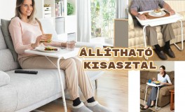 Állítható kisasztal