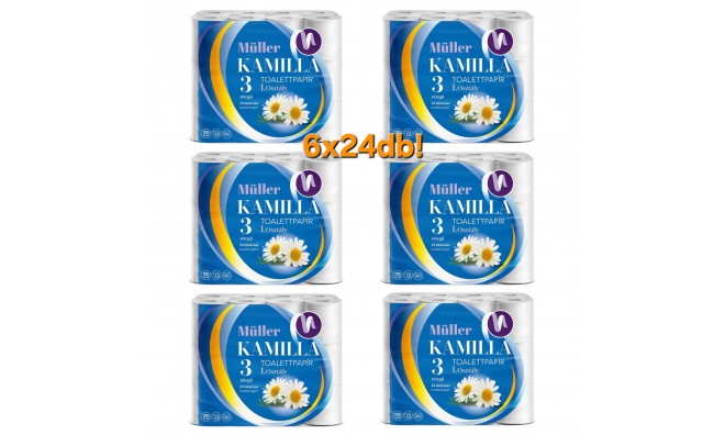 MÜLLER Kamilla 6x24 tek. WC papír
