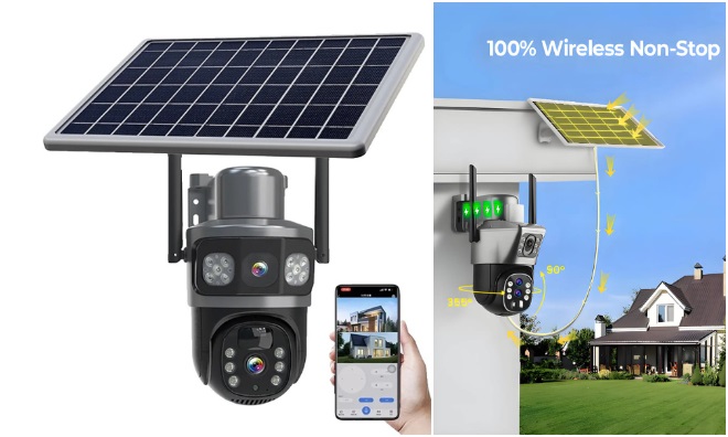 Intelligens 4G HD PTZ solar kamera
