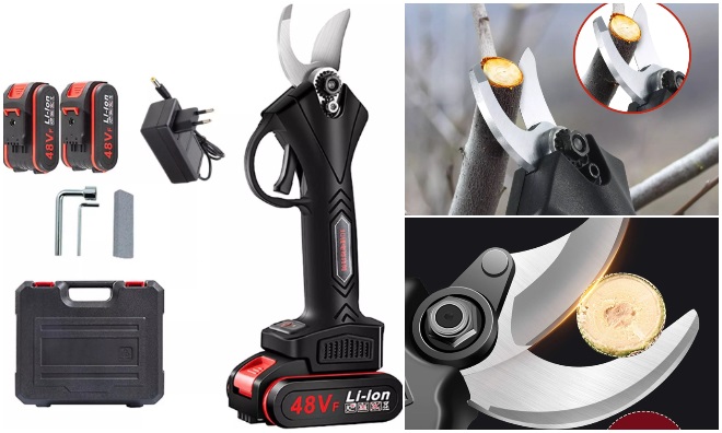 Leo tools 2 akkus metszőolló 48V