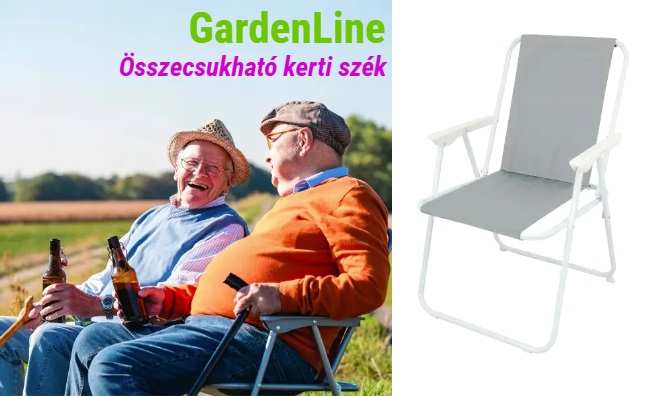 GardenLine Összecsukható kerti szék