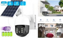 4G térfigyelő kamera Solar panellel