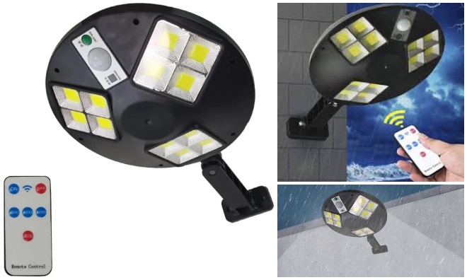 144 LED solar kültéri lámpa
