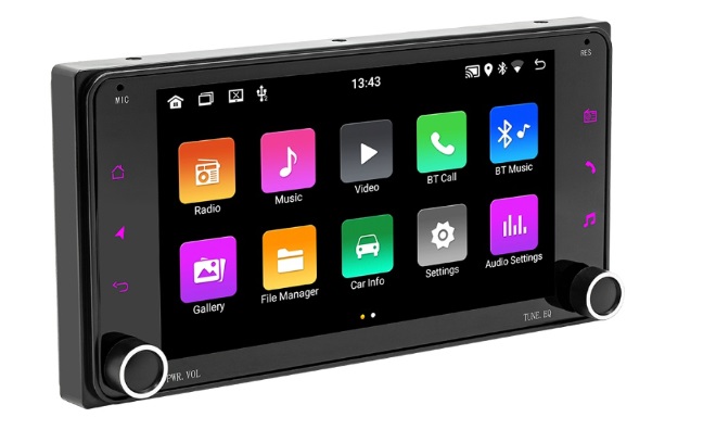 Android auto, Carplay, 7'', 2DIN