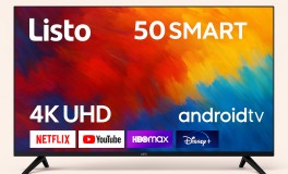Listo 50'' SMART Android TV– 4K UHD