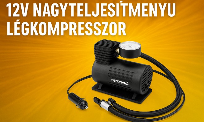 Nagyteljesítményű Autós Kompresszor
