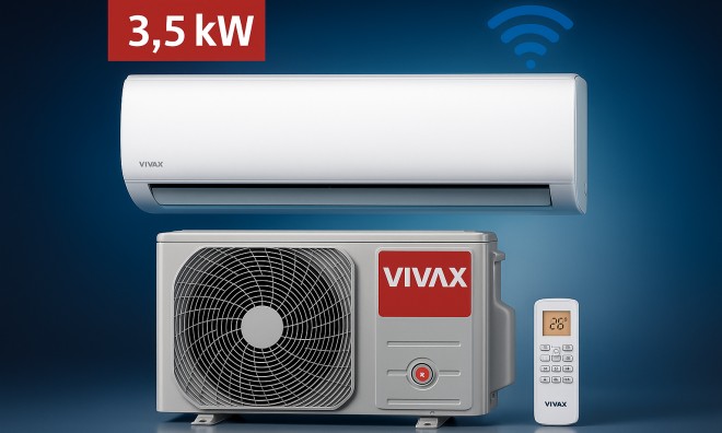 Vivax Split klíma szett 3.5kW -Wifi