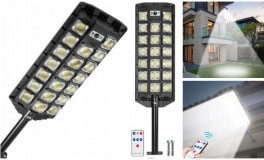 Napelemes utcai lámpa 1500 W