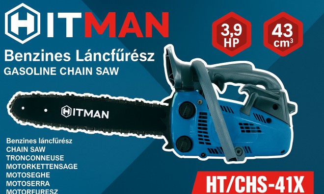 Hitman Benzines Láncfűrész – 3.9 HP
