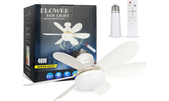 Flower LED Mennyezeti Ventilátor