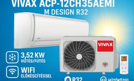 Vivax 3,52kW split klíma WiFi ready