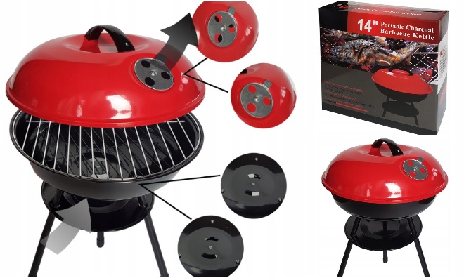 Praktikus és kompakt kerti grill