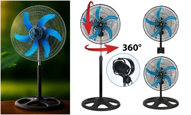 CoolForce X5 Álló Ipari Ventilátor