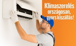 Országos klímaszerelés, gyorsan!