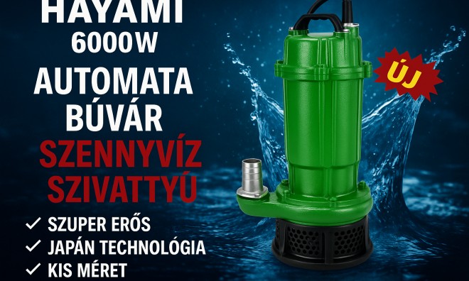 HAYAMI Búvár Szivattyú Automata