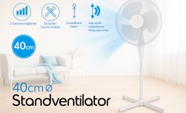 40 cm Átmérőjű Álló Ventilátor