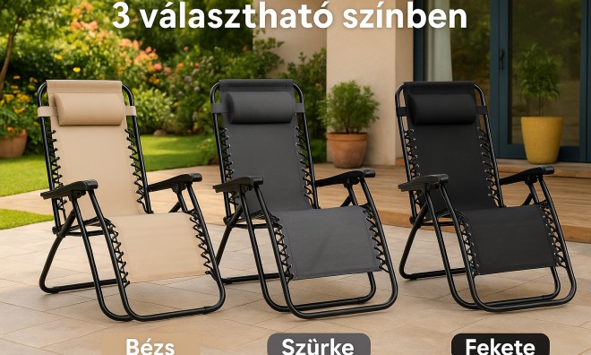 Pihenő Lounge masszív kerti szék