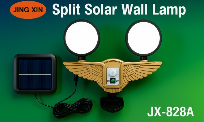 JING XIN solar kültéri fali lámpa