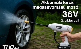 THOLux akkus magasnyomású mosó 36V