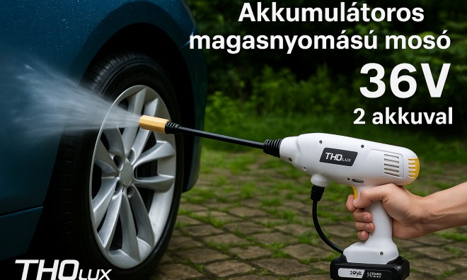 THOLux akkus magasnyomású mosó 36V