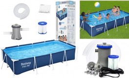 SteelPro fémvázas medence 400cm