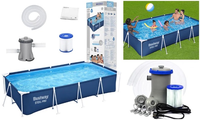 SteelPro fémvázas medence 400cm
