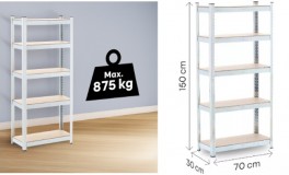 Fém Salgó Polc-5 Polcos/max. 875kg