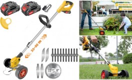 Kraftech 2Akkus kerekes Fűkasza 68V
