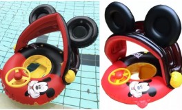 Mickey egér beülős baba úszógumi