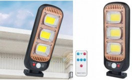 500W COB Led-es napelemes lámpa