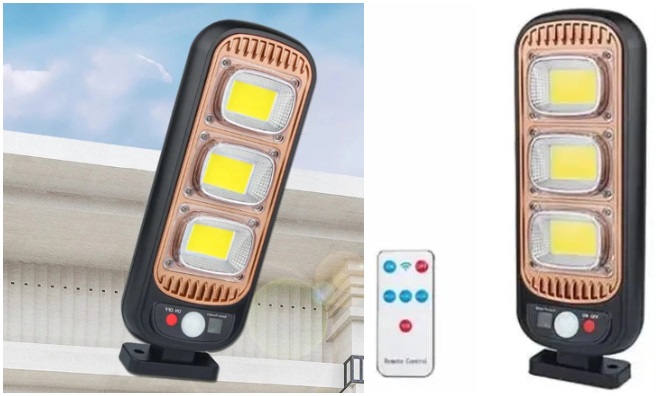 500W COB Led-es napelemes lámpa