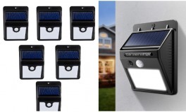 5db napelemes LED lámpa - XF-6009