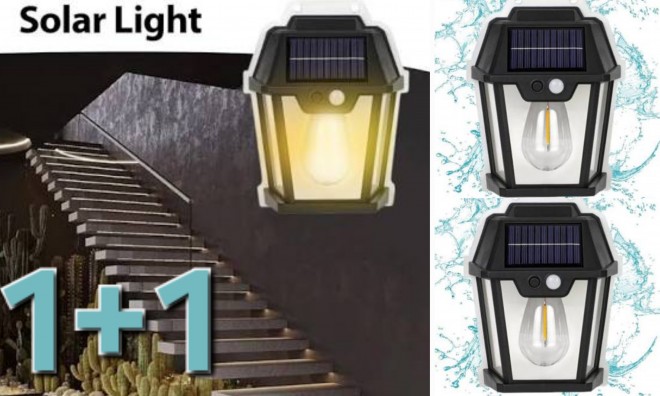 1+1 Solar 18W kültéri lámpa