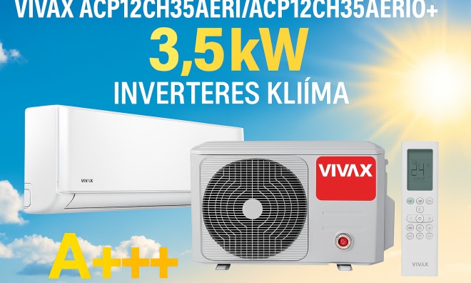 Vivax R+ 3,5kW A+++ Split Klíma 