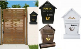 Postaláda újságtartóval
